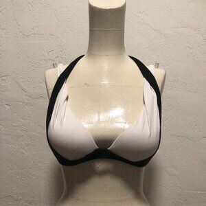 SALE!!!!! NEW black and white swim top size S